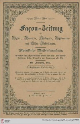 Neuntes Heft (September 1847)