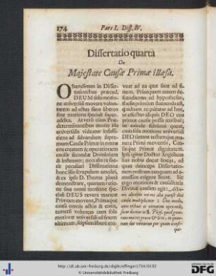 Dissertatio quarta.