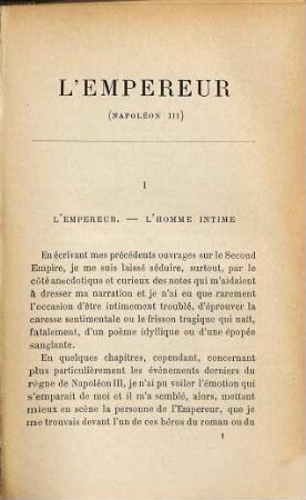 Le secret d'un empire, 3