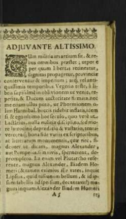 Adjuvante Altissimo.