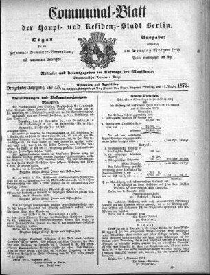 1872,45: No. 45, 10. November 1872