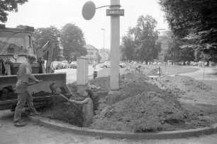 Bau der Tiefgarage am Friedrichsplatz