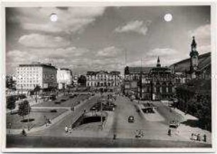 Bremen, Bahnhofsplatz und Hauptbahnhof