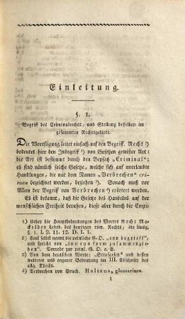 Lehrbuch des Criminalrechts : nach den Quellen des gemeinen deutschen Rechts und mit besonderer Rücksicht auf die Darstellung des römischen Criminalrechts