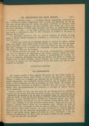 Capítulo XXVIII - La conciencia