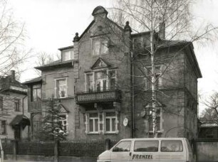 Dresden-Blasewitz, Justinenstraße 2. Haus Aurig (Villa) (1894/1895; K. E. Scherz). Straßenansicht