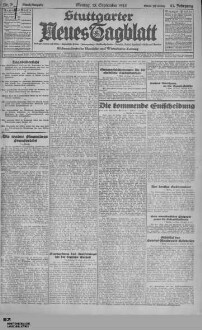 Stuttgarter neues Tagblatt : südwestdeutsche Handels- und Wirtschafts-Zeitung