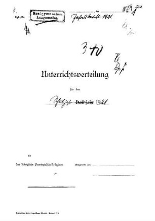 1921/22: Bericht ... - 1921/22
