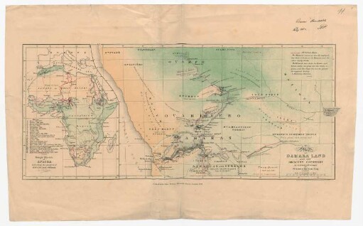 Rough Sketch of Africa, indicating the progress of recent discoveries.