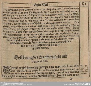 Erklärung des Kupfferstücks mit Numero VIII.