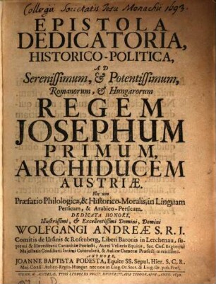 Cursus grammaticalis linguarum orientalium, scilicet arabicae, persicae et turcicae : Scilcet Arabicae, Persicae Et Turcicae, 2. Persismus & Arabismo-Persismus