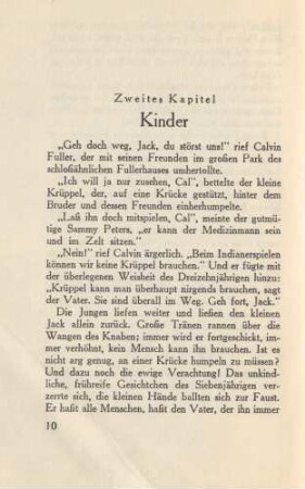 Zweites Kapitel Kinder