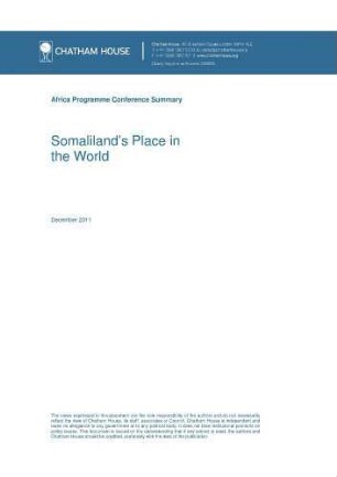 Somaliland's place in the world