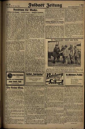Vierte Ausgabe vom Sonntag, den 29. Juni 1930.