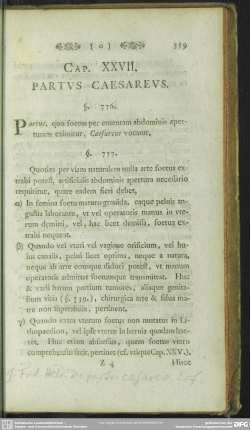 Cap. XXVI. Partus Caesareus