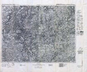 Reichskarte: Großblatt 129 Saarburg i. Rhld.-Birkenfeld-Saarlautern