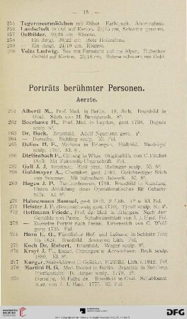 Porträts berühmter Personen (Nr. 261-767)