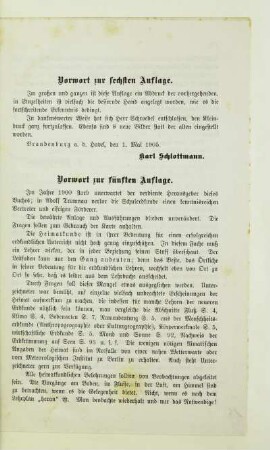 Vorwort zur sechsten Auflage