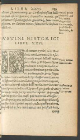 Iustini Historici Liber XXVI.