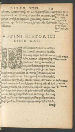 Iustini Historici Liber XXVI.