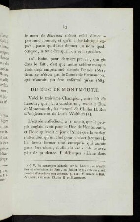 13-41 Du Duc de Montmouth