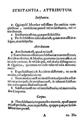 Corpus in genere.