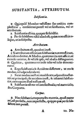 Corpus in genere.
