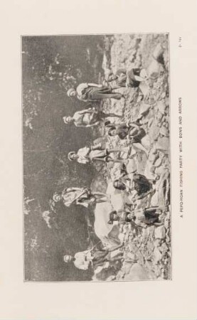 A Pepo-Hoan fishing party with bows and arrows