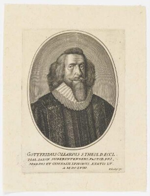 Bildnis des Gottfridus Olearius