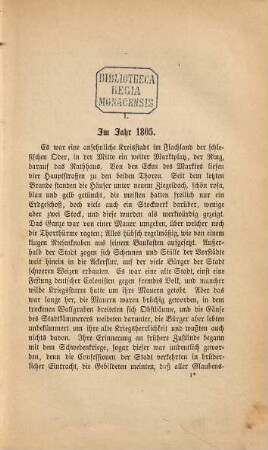 Gesammelte Werke, 13. Die Ahnen ; 6. Aus einer kleinen Stadt. Schluß der Ahnen
