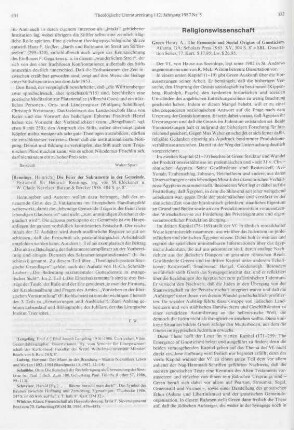 331 [Rezension] Die Feier der Sakramente in der Gemeinde