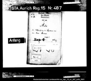Der Schreibdienst bei dem Amt Berum