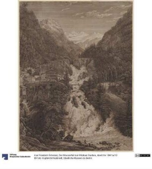 Der Wasserfall bei Wildbad Gastein