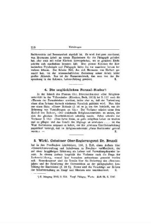 Die unglücklichen Formal-Stufen