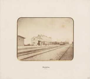 Bahnhof in Wartenberg in der Woiwodschaft Großpolen