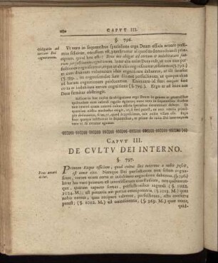 Caput III. De Cultu Dei Interno