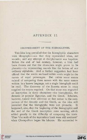 Appendix II