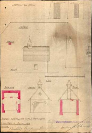 Errichtung einer Friedhofskapelle in Reichenbach