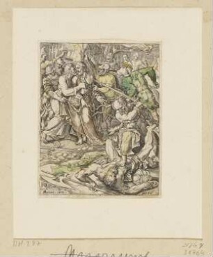 Christi Gefangennahme, Blatt 15 der Folge "Leben und Leiden Christi"