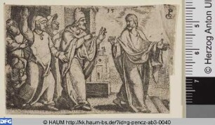 Die Pharisäer wollen Christus steinigen