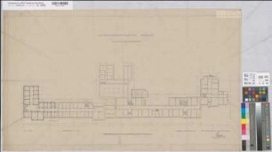 Arnsberg, Bezirksregierung, Hauptgebäude Seibertzstr. 1, Grundriss Erdgeschoss, Vorentwurf