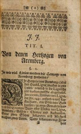 Das jetzt lebende Europa oder genealogische Beschreibung aller jetzt lebenden Durchlauchtigsten Häupter in demselben, Anderer Theil