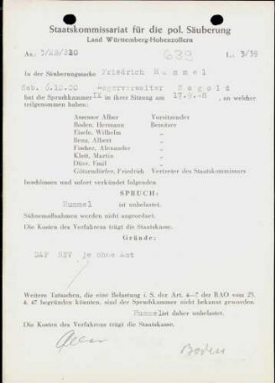 Hummel, Friedrich