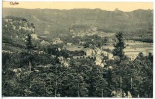 Oybin. Blick auf Oybin