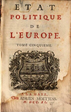 État Politique De L'Europe, 5[,1]