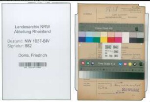 Entnazifizierung Friedrich Dorra , geb. 27.10.1902 (Angestellter)