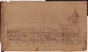 Königliches Residenzschloss Posen, Posen: Schnitt 1:100