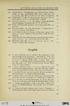 Graphik (Nr. 207-241)