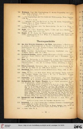 Theatergeschichte (Nr. 800-843)