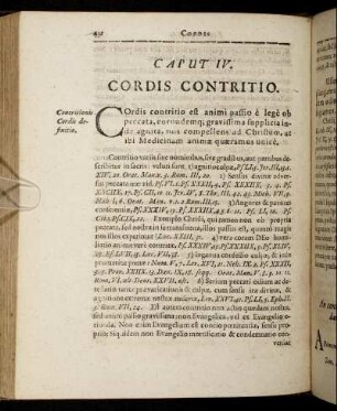 Caput IV. Cordis Contritio.
